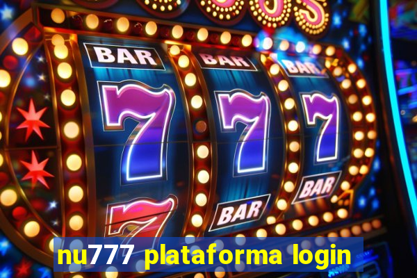 nu777 plataforma login